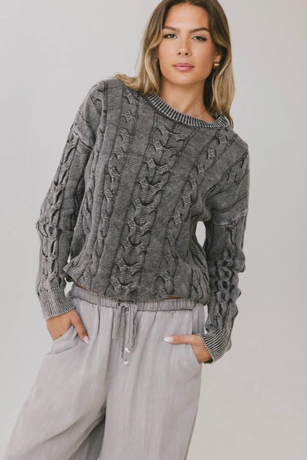 B&ouml;hme Marquette Cable Knit Sweater