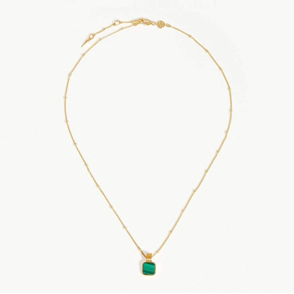 Missoma Lucy Williams Square Malachite Necklace Review